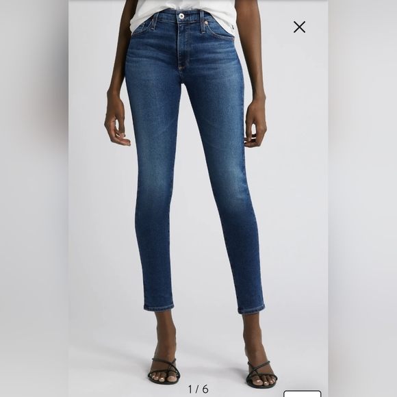 Ag Adriano Goldschmied Denim - AG Adriano Goldschmied Farrah Ankle High Rise Skinny Jeans Size 26 LIKE NEW